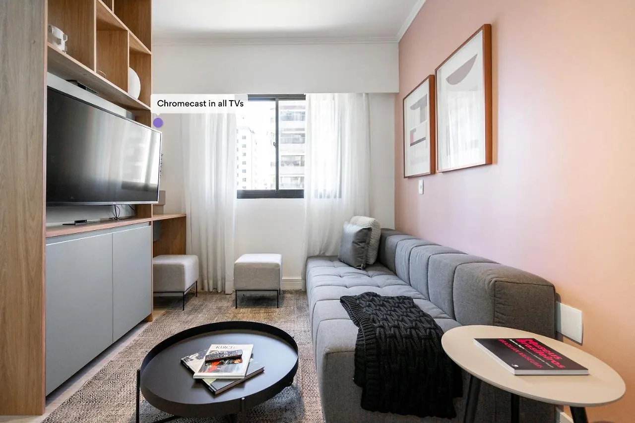 Apartment Apto Moderno Com Varanda E Vaga - Itaim Bibi Sao Paulo